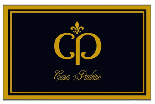 Casa Padrino Designer Fu�matte Dunkelblau / Gold 80 x 50 cm - Elegante Schmutzfangmatte - Deko Accessoires