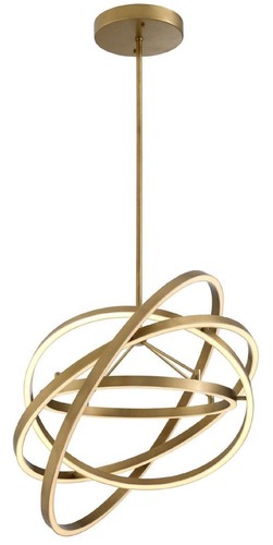 Casa Padrino Luxus LED Kronleuchter Antik Messingfarben  90 x H. 102 cm - Moderner verstellbarer Wohnzimmer Kronleuchter - Luxus Qualit�t