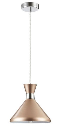 Casa Padrino H�ngeleuchte Champagnerfarben / Silber  22,5 cm - H�henverstellbare Leuchte