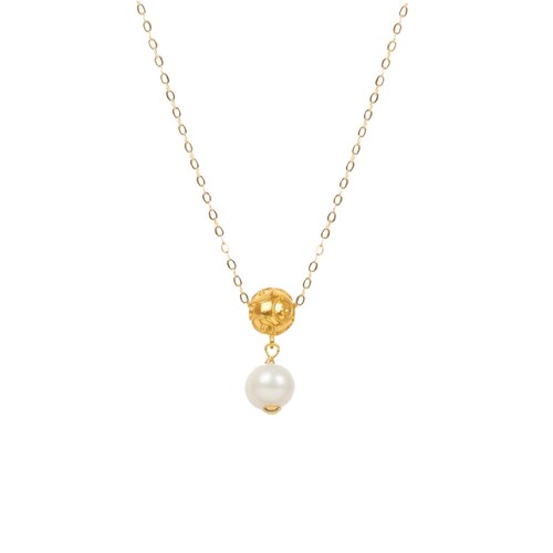 Casa Padrino Halskette Conta de Viana aus 19,2Kt Gold mit Perle