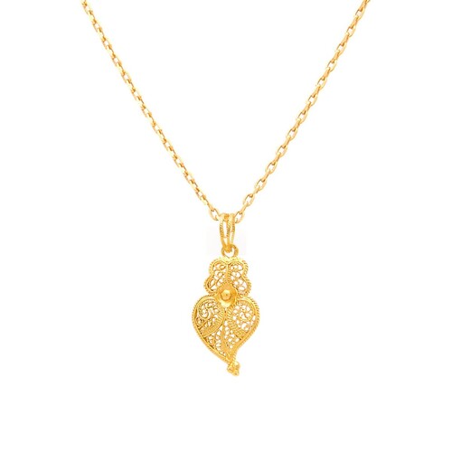 Casa Padrino Halskette Herz von Viana S aus 19,2Kt Gold