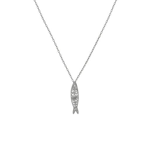 Casa Padrino Halskette Sardine aus Sterlingsilber