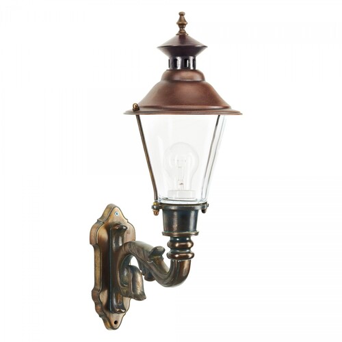 Casa Padrino Jugendstil Au�enwandleuchte 19 x 30 x H. 57 cm - Bronze - Nostalgische Wetterfeste Au�enleuchte