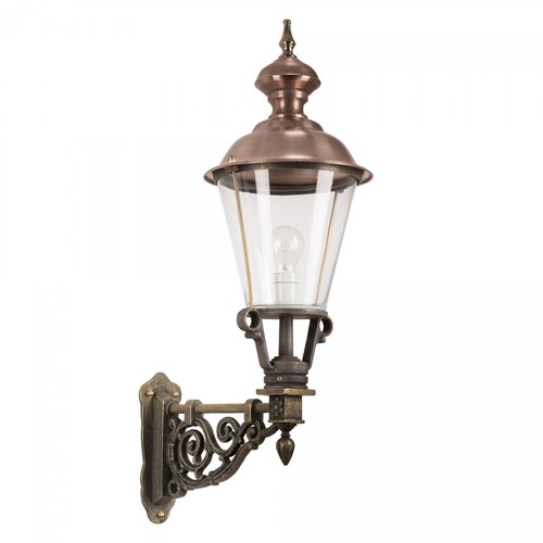 Casa Padrino Jugendstil Au�enwandleuchte 30 x 46 x H. 85 cm - Bronze - Nostalgische Wetterfeste Au�enleuchte