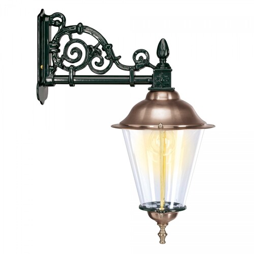 Casa Padrino Jugendstil H�ngeleuchte 22 x 36 x H. 50 cm - Verschiedene Farben - Nostalgische Wetterfeste Au�enleuchte