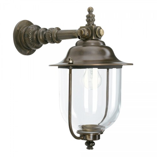Casa Padrino Jugendstil H�ngeleuchte 32 x 52 x H. 56 cm - Bronze - Nostalgische Wetterfeste Au�enleuchte