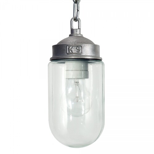 Casa Padrino Jugendstil Hofleuchte 10 x H. 25 cm - Silber - Nostalgische Wetterfeste Au�enleuchte