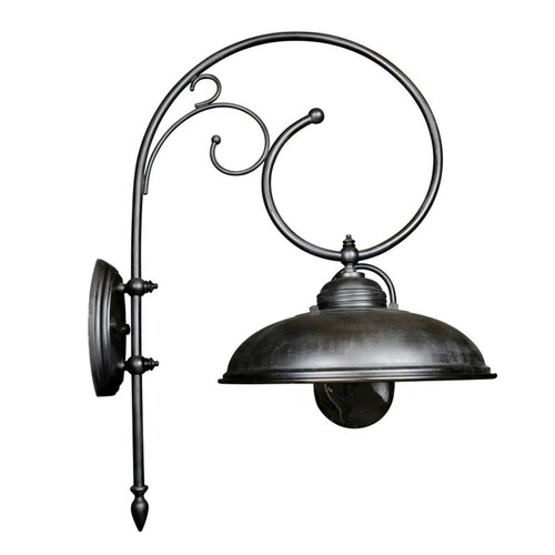 Casa Padrino Jugendstil Hofleuchte 48 x 67 x H. 94 cm - Schwarz - Nostalgische Wetterfeste Au�enleuchte