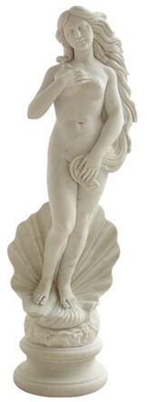 Casa Padrino Jugendstil Marmor Skulptur Frau auf Sockel Grau H. 123 cm