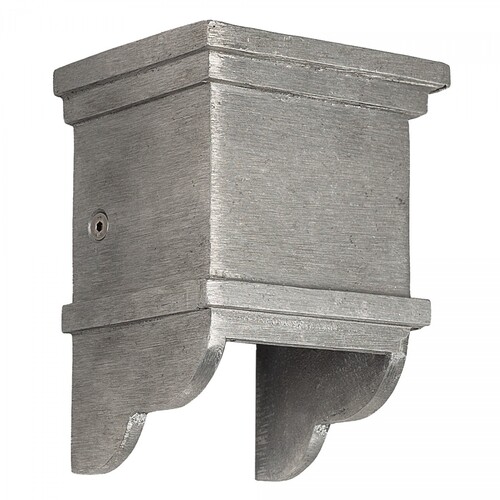 Casa Padrino Jugendstil Schiffslampe 10 x 9 x H. 13 cm - Silber - Nostalgische Wetterfeste Au�enleuchte