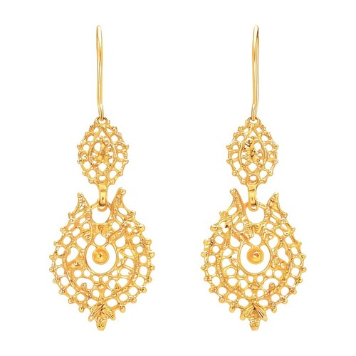 Casa Padrino K�nigin-Ohrringe XS aus 19,2Kt Gold
