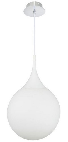 Casa Padrino LED H�ngeleuchte Silber / Wei�  30 x H. 150 cm - Pendelleuchte mit Mattglas Lampenschirm