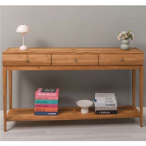 Casa Padrino Landhausstil Eichenholz Konsole Braun 160 cm - Landhausstil M�bel