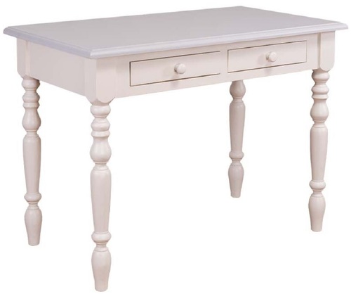 Casa Padrino Landhausstil Schreibtisch mit 2 Schubladen Creme / Grau 109 x 60 x H. 79 cm - Landhausstil B�rom�bel