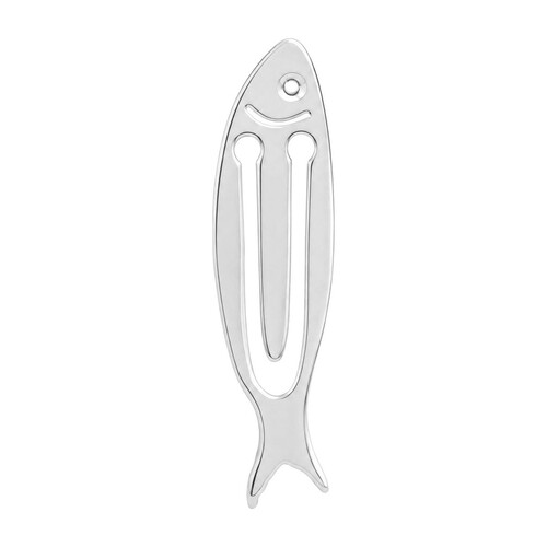 Casa Padrino Lesezeichen Sardine aus Silber