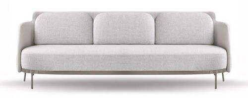 Casa Padrino Luxus 3er Sofa Grau / Bronze 220 cm - Wohnzimmer & Hotel M�bel