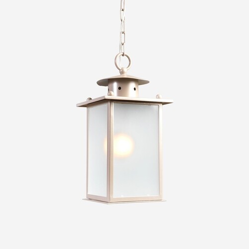 Casa Padrino Luxus Au�en H�ngeleuchte Laterne Gold B. 24 x H. 50 cm - Handgefertigte Laterne aus Schmiedeeisen - Luxus Kollektion - Edel & Prunkvoll