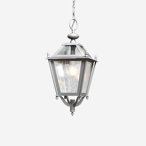 Casa Padrino Luxus Au�en H�ngeleuchte Laterne Grau B. 39 x H. 72 cm - Handgefertigte Laterne aus Schmiedeeisen - Luxus Kollektion - Edel & Prunkvoll