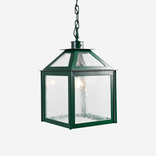 Casa Padrino Luxus Au�en H�ngeleuchte Laterne Gr�n B. 28 x H. 45 cm - Handgefertigte Laterne aus Schmiedeeisen - Luxus Kollektion - Edel & Prunkvoll