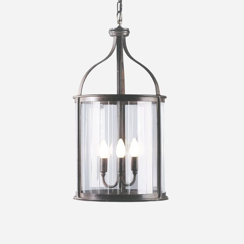 Casa Padrino Luxus Au�en H�ngeleuchte Laterne Rostbraun  37 x H. 70 cm - Handgefertigte Laterne aus Schmiedeeisen - Luxus Kollektion - Edel & Prunkvoll