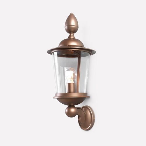 Casa Padrino Luxus Au�en Laterne Bronze  24.5 x H. 59 cm - Handgefertigte Laterne aus Schmiedeeisen - Luxus Kollektion - Edel & Prunkvoll