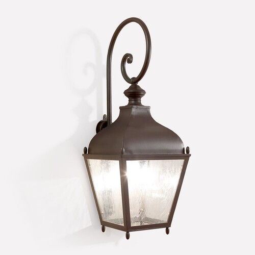 Casa Padrino Luxus Au�en Laterne Gold T. 53 x H. 107 cm - Handgefertigte Laterne aus Schmiedeeisen - Luxus Kollektion - Edel & Prunkvoll