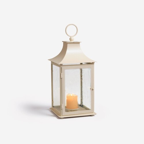 Casa Padrino Luxus Au�en Laterne Grau B. 26 x H. 60 cm - Handgefertigte Laterne aus Schmiedeeisen - Luxus Kollektion - Edel & Prunkvoll