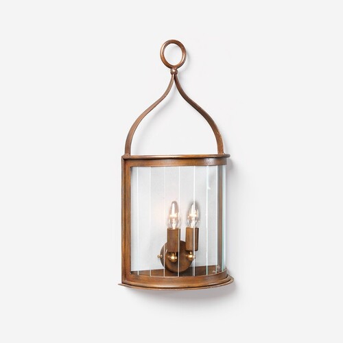 Casa Padrino Luxus Au�en Laterne Rostbraun B. 28 x H. 58 cm - Handgefertigte Laterne aus Schmiedeeisen - Luxus Kollektion - Edel & Prunkvoll
