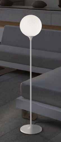 Casa Padrino Luxus Au�enstehleuchte Wei�  30 x H. 160 cm - Elegante Gartenlaterne - Gartenbeleuchtung - Au�enbeleuchtung - Luxus Qualit�t - Made in Italy