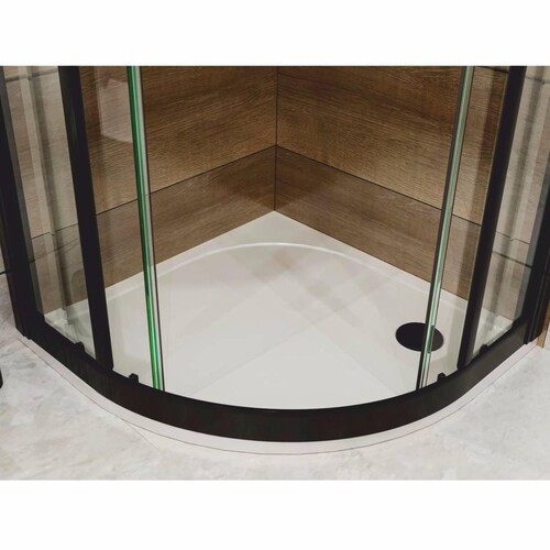 Casa Padrino Luxus Duschwanne Hochglanz Wei� 79,4 cm - Badezimmer Interior