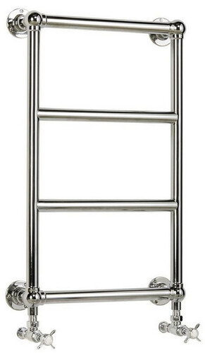 Casa Padrino Luxus Badheizung 474 x H. 749 mm - Handtuchheizk�rper - Vintage Bad Heizk�rper Handtuchhalter Chrom