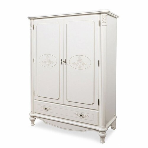 Casa Padrino Luxus Barock Barschrank Wei� H. 160 cm - Barockstil Bar M�bel