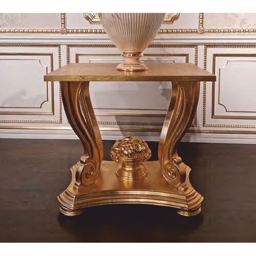 Casa Padrino Luxus Barock Beistelltisch Gold H. 69 cm - Made in Italy