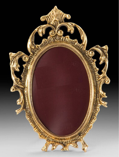 Casa Padrino Luxus Barock Bilderrahmen Gold 13 x H. 19 cm - Handgefertigter Barockstil Bronze Bilderrahmen - Barock Deko Accessoires - Edel & Prunkvoll