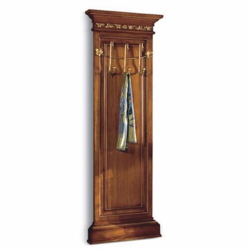 Casa Padrino Luxus Barock Garderobe Braun / Gold 75,5 x H. 213 cm - Made in Italy