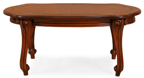 Casa Padrino Luxus Barock Couchtisch Braun - Barockstil Massivholz Wohnzimmertisch - Barockstil Wohnzimmer M�bel - Barock M�bel - Edel & Prunkvoll