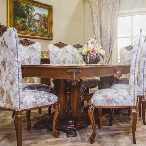 Casa Padrino Luxus Barock Esstisch Dunkelbraun 310 cm - Barock Esszimmer M�bel