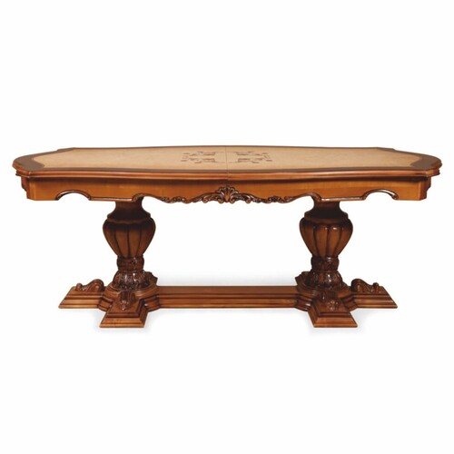 Casa Padrino Luxus Barock Esstisch Braun / Naturfarben 310 cm - Barock Esszimmer M�bel