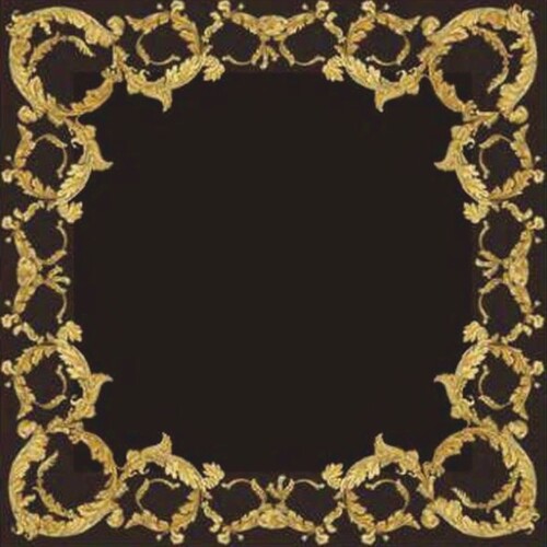 Casa Padrino Luxus Barock Hotel Teppich Schwarz / Gold - Verschiedene Gr��en