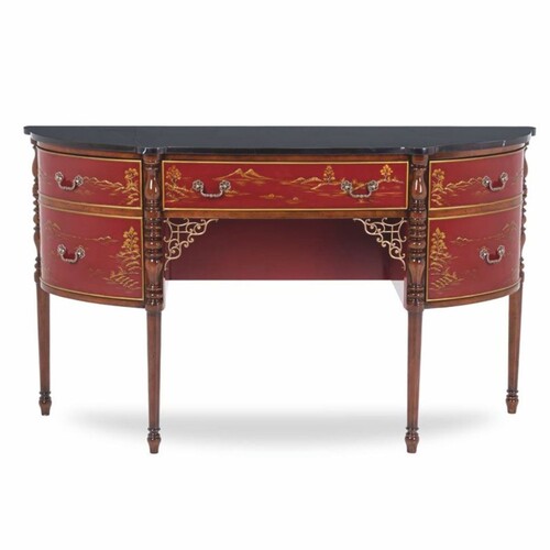 Casa Padrino Luxus Barock Konsole im asiatischen Stil 145 cm - Barock M�bel