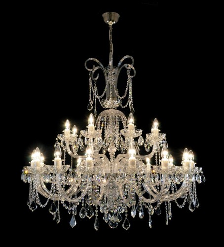 Casa Padrino Luxus Barock Kristall Kronleuchter Gold  110 x H. 230 cm - Prunkvolle Messing Kronleuchter mit b�hmischem Kristallglas - Barock M�bel - Edel & Prunkvoll