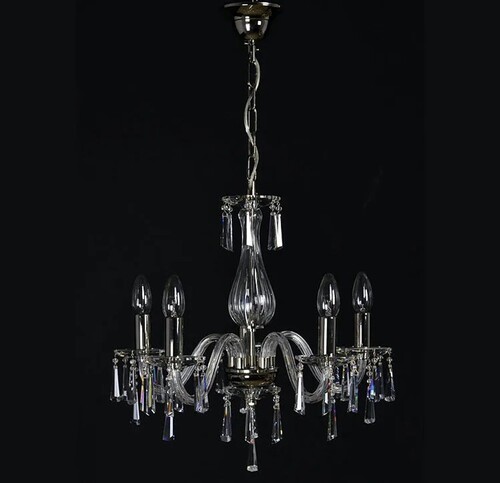 Casa Padrino Luxus Barock Kristall Kronleuchter Gold  46 x H. 45 cm - Prunkvolle Messing Kronleuchter mit b�hmischem Kristallglas - Barock M�bel - Edel & Prunkvoll