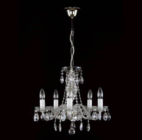 Casa Padrino Luxus Barock Kristall Kronleuchter Gold  50 x H. 45 cm - Prunkvolle Messing Kronleuchter mit b�hmischem Kristallglas - Barock M�bel - Edel & Prunkvoll