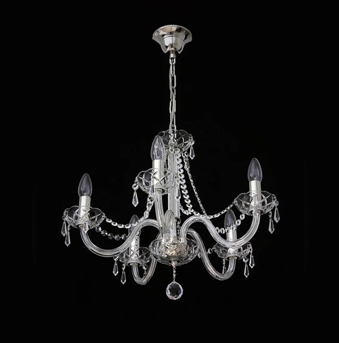 Casa Padrino Luxus Barock Kristall Kronleuchter Gold  55 x H. 45 cm - Prunkvolle Messing Kronleuchter mit b�hmischem Kristallglas - Barock M�bel - Edel & Prunkvoll