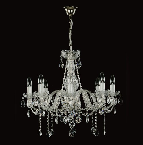 Casa Padrino Luxus Barock Kristall Kronleuchter Gold  67 x H. 56 cm - Prunkvolle Messing Kronleuchter mit b�hmischem Kristallglas - Barock M�bel - Edel & Prunkvoll