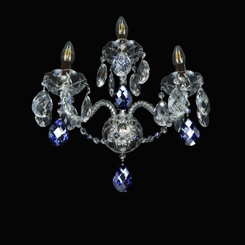 Casa Padrino Luxus Barock Kristall Kronleuchter Silber  43 x H. 40 cm - Prunkvolle Messing Kronleuchter mit b�hmischem Kristallglas - Barock M�bel - Edel & Prunkvoll