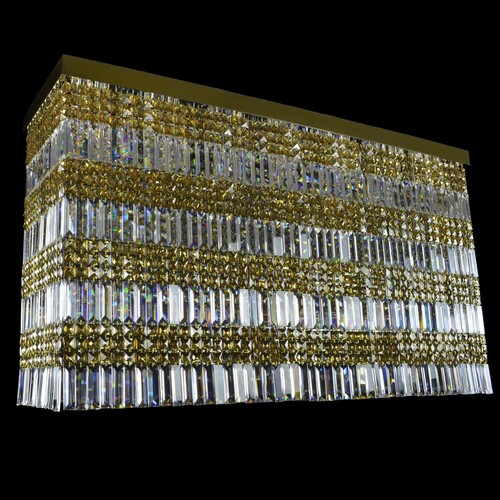 Casa Padrino Luxus Barock Kristall Wandleuchte Gold 150 x 45 x H. 80 cm - Prunkvolle Messing Wandleuchte mit b�hmischem Kristallglas - Barock M�bel - Edel & Prunkvoll