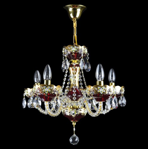 Casa Padrino Luxus Barock Kristall Wandleuchte Gold 50 x 26 x H. 65 cm - Prunkvolle Messing Wandleuchte mit b�hmischem Kristallglas - Barock M�bel - Edel & Prunkvoll