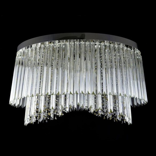 Casa Padrino Luxus Barock Kristall Wandleuchte Silber 100 x 40 x H. 50 cm - Prunkvolle Messing Wandleuchte mit b�hmischem Kristallglas - Barock M�bel - Edel & Prunkvoll