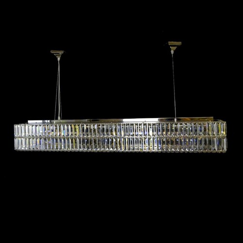 Casa Padrino Luxus Barock Kristall Wandleuchte Silber 120 x 17.5 x H. 17.5 cm - Prunkvolle Messing Wandleuchte mit b�hmischem Kristallglas - Barock M�bel - Edel & Prunkvoll